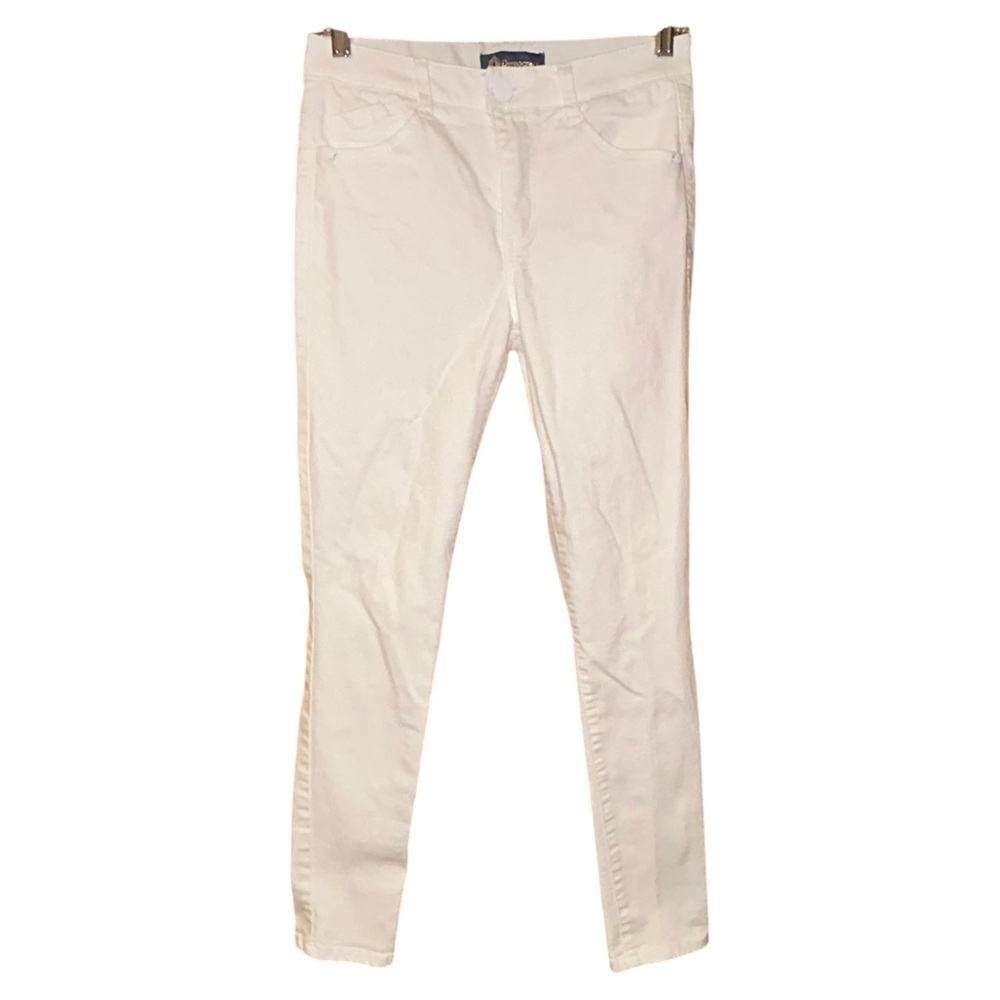 Democracy‎ Ab Solution White Skinny Jeans Ankle Size 2 Stretch Slimming